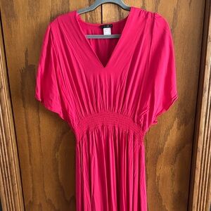 Cato Vibrant Pink Maxi Dress Venus maxi flowy